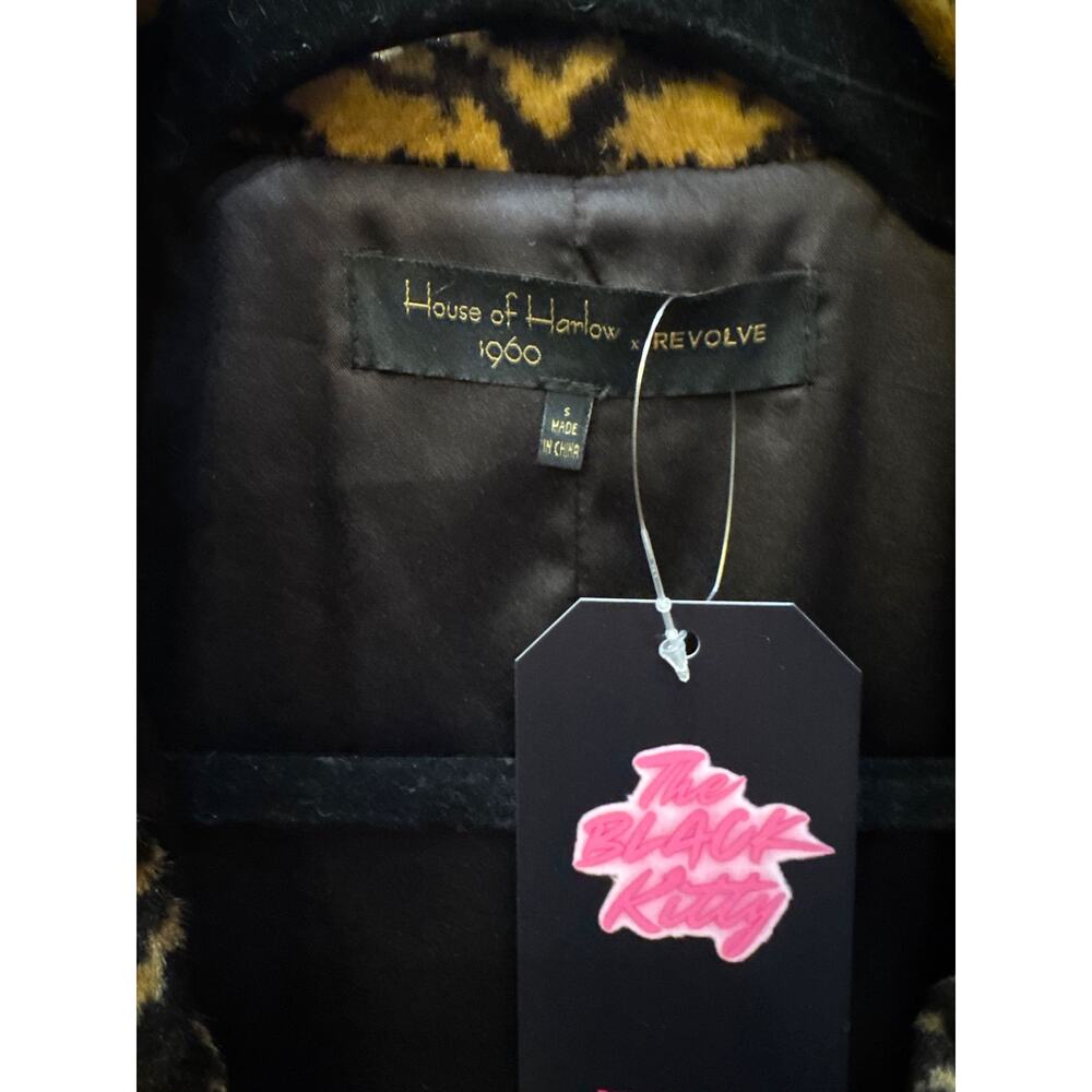 House of Harlow 1960 x Revolve Dario Tiger Jacket S - Picture 4 of 4